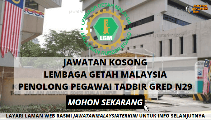 Jawatan kosong lembaga getah malaysia