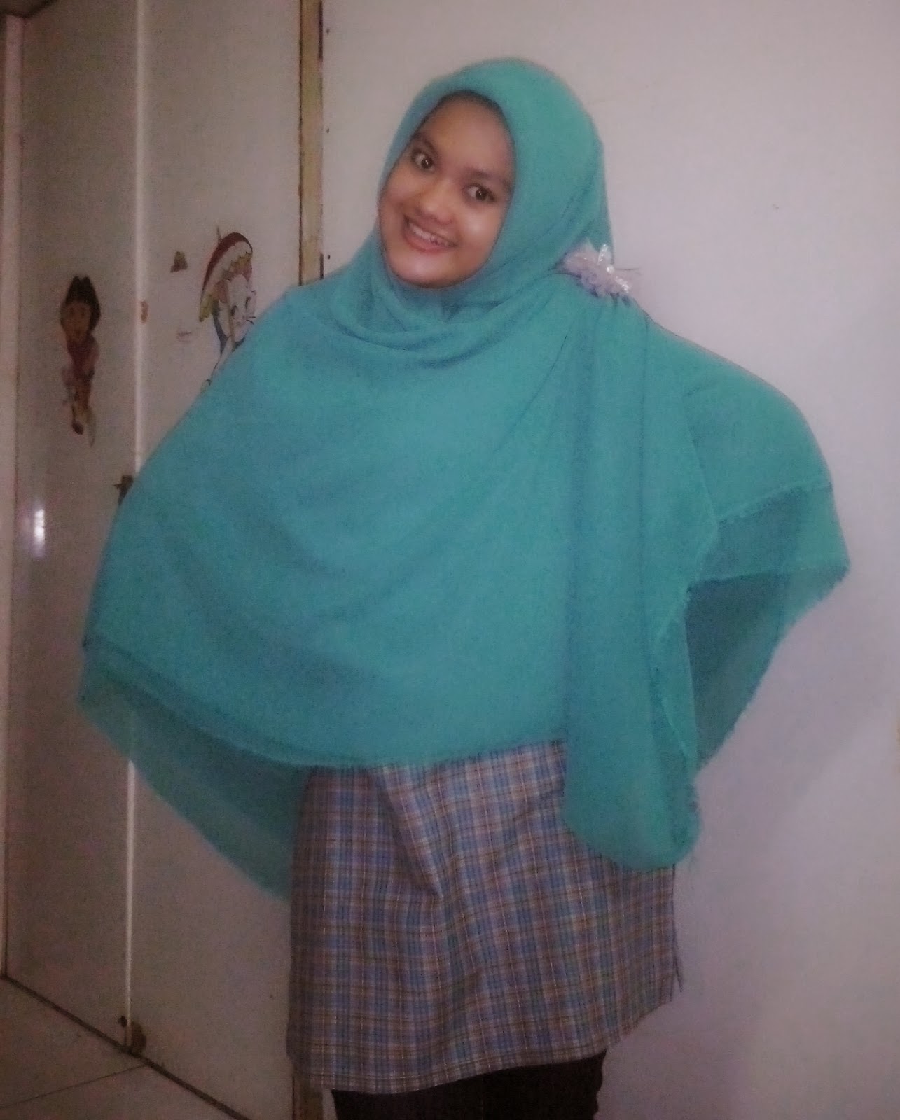 how to wear hijab covering chest and back