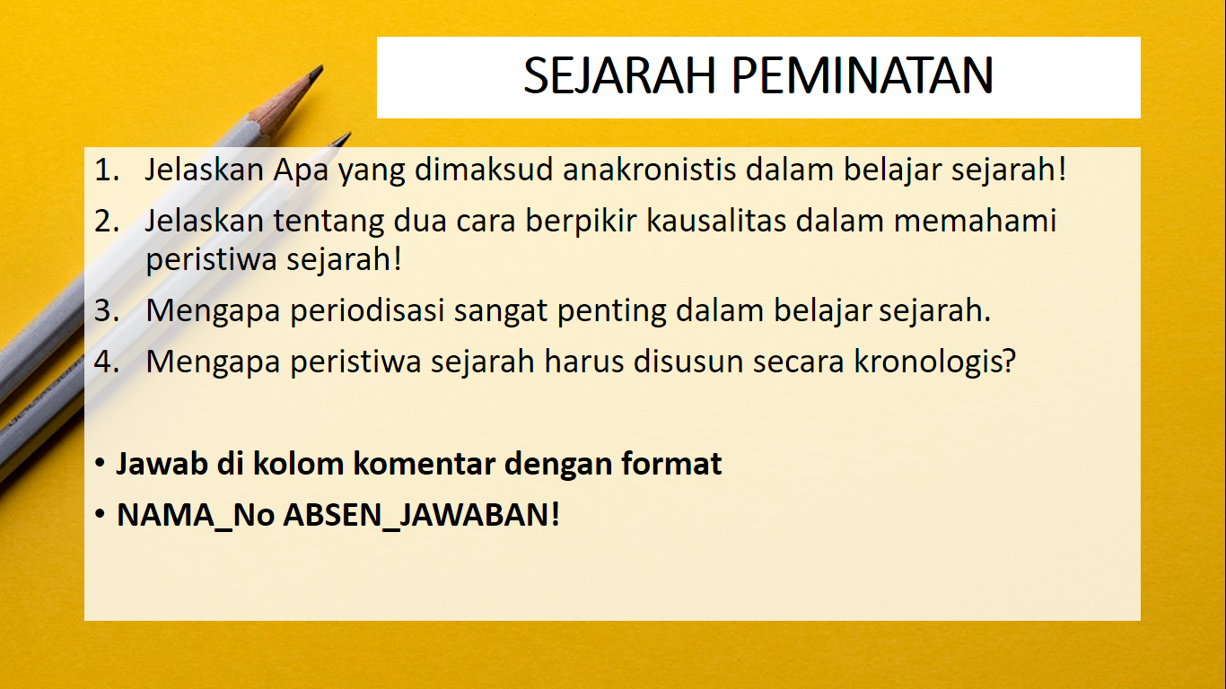 Daring Sejarah Peminatan Pembelajaran Sejarah Dan Ilmu Sosial