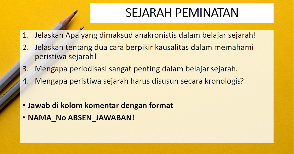 Daring Sejarah Peminatan Pembelajaran Sejarah Dan Ilmu Sosial