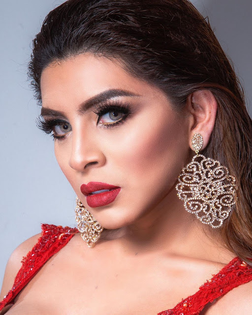 Isabel Ortiz Most Beautiful Transgender in Evening Red Dress