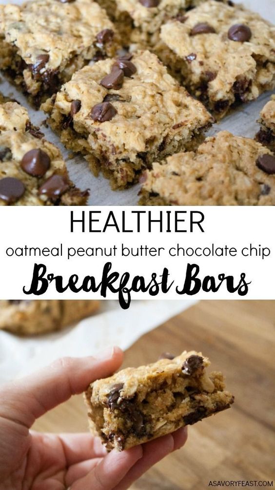 HEALTHIER OATMEAL PEANUT BUTTER CHOCOLATE CHIP BREAKFAST BARS #healthier #oatmeal #peanut #butter #chocolate #chip #breakfast #breakfastideas #bars #healthysnack #healthysnackideas #healthyrecipes #healthyfood HEALTHIER OATMEAL PEANUT BUTTER CHOCOLATE CHIP BREAKFAST BARS #healthier #oatmeal #peanut #butter #chocolate #chip #breakfast #breakfastideas #bars #healthysnack #healthysnackideas #healthyrecipes #healthyfood