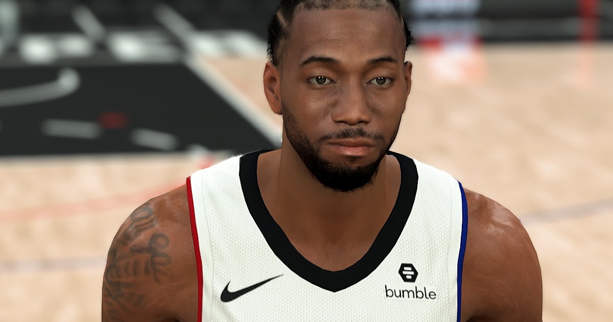 NBA 2K20 Kawhi Leonard Cyberface and Body Model by cen2