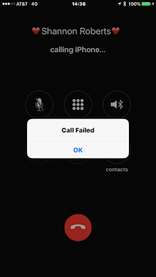 how to fix call failed on iPhone X, 8, 7 plus and 6s on iOS 11