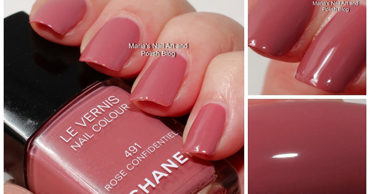 Marias Nail Art and Blog: Rose Confidentiel 491 Rouge Allure Extrait de Gloss coll. fall 2010 - swatches and comparisons