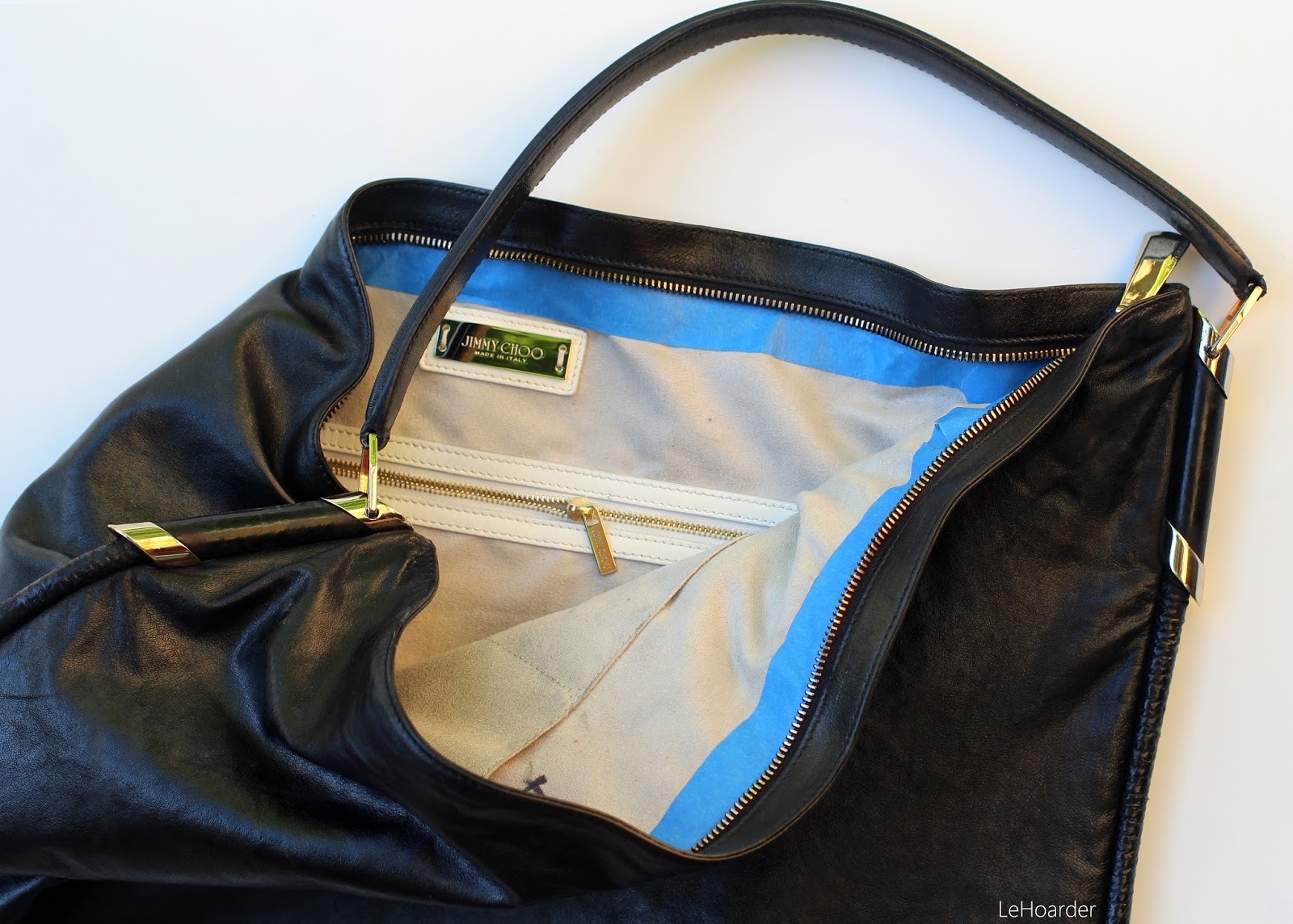 How to Dye a Leather Bag; My 50 Jimmy Choo Sample Sale Score! Le Hoarder