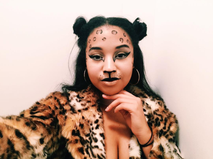 Cheetah Halloween Costume Makeup