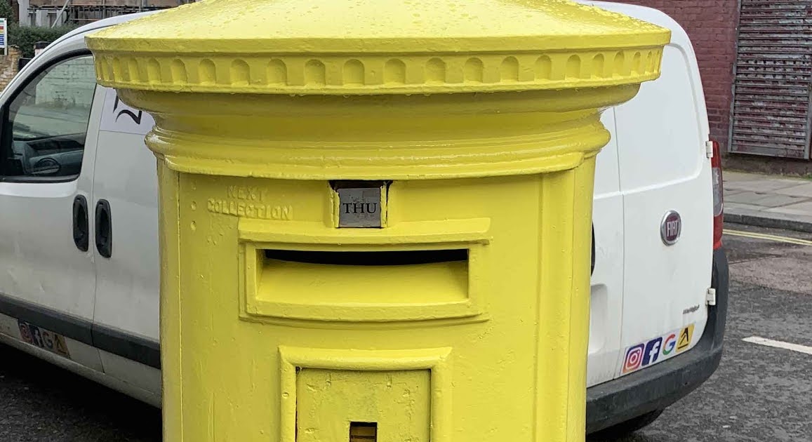 Shepherd's Bush Blog Yellow Post Box on Uxbridge Rd