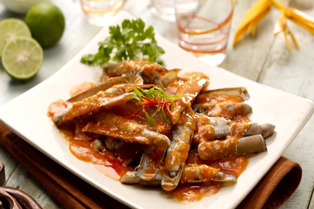 Membuat Resep Kerang Seafood Dengan Bumbu Ladah Hitam Yang