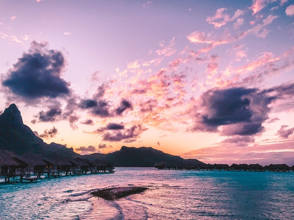 Diamond Overwater Villa - Intercontinental Bora Bora Resort & Thalasso Spa - Bora Bora COUCHER DE SOLEIL