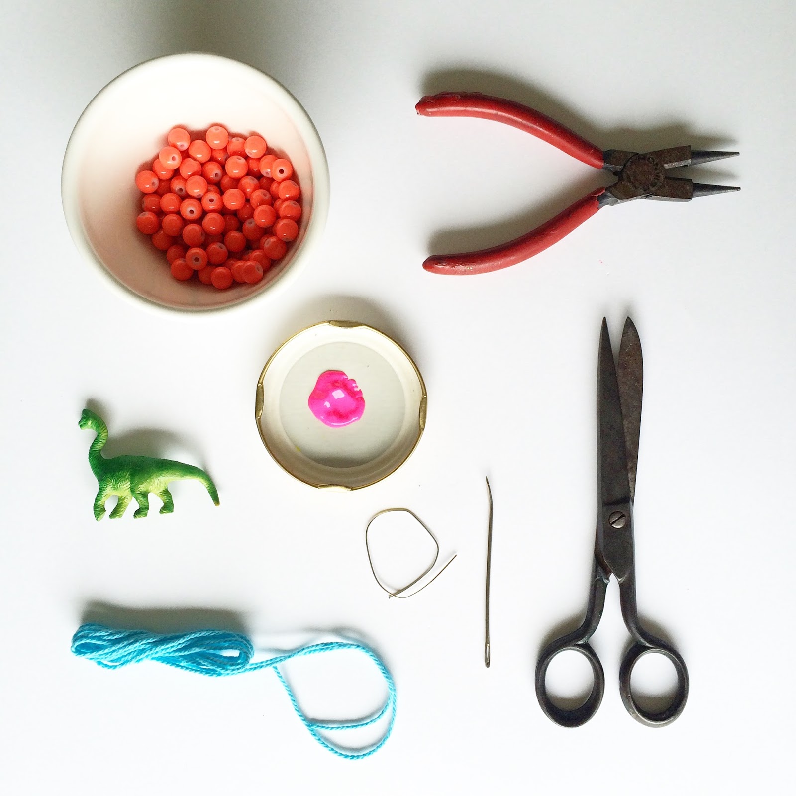 Collar DIY - tutorial (casi) compartido / Sólo para Mí
