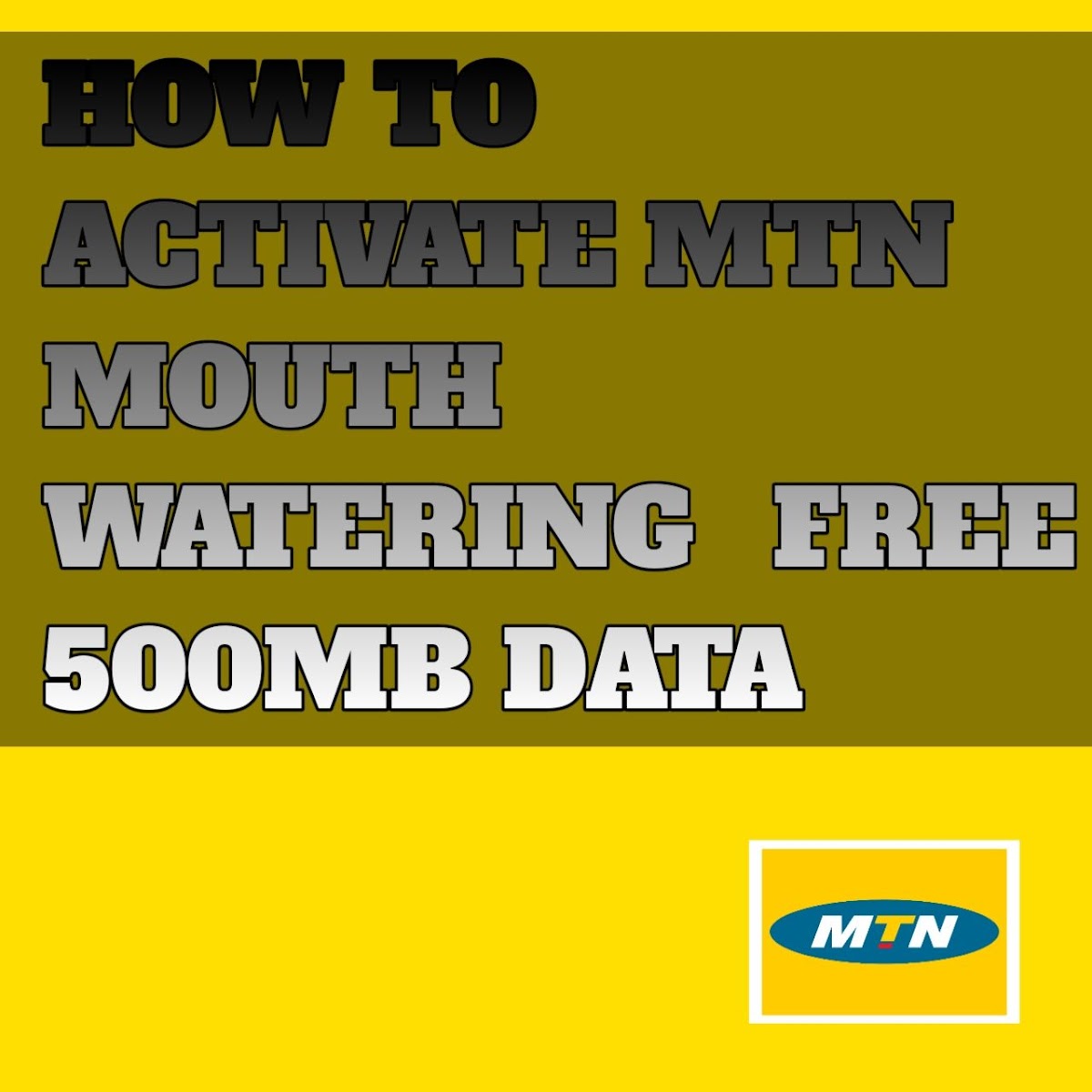 MTN free 500mb