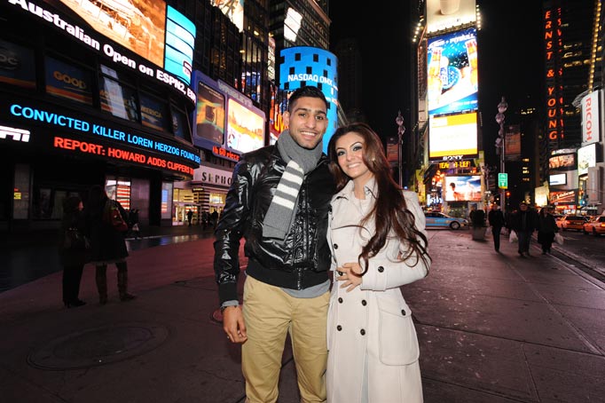 All About Sports: Amir Khan Boxer With Faryal Makhdoom 2012