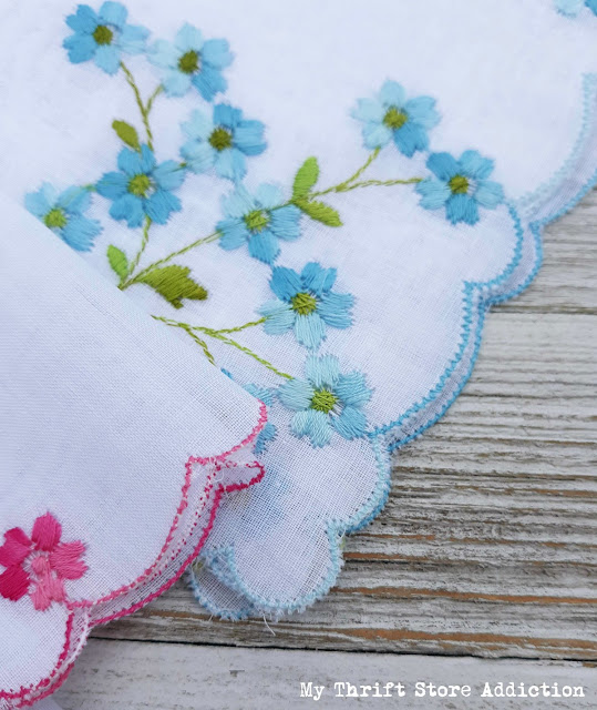 vintage embroidered hankies