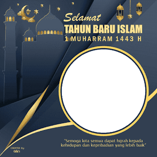 Twibbon Ucapan Selamat Tahun Baru Islam 1443 H 2021
