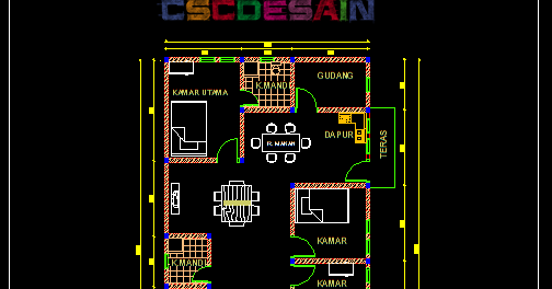 Denah Rumah Type 36 2018 Denah Rumah Type 36 Dwg