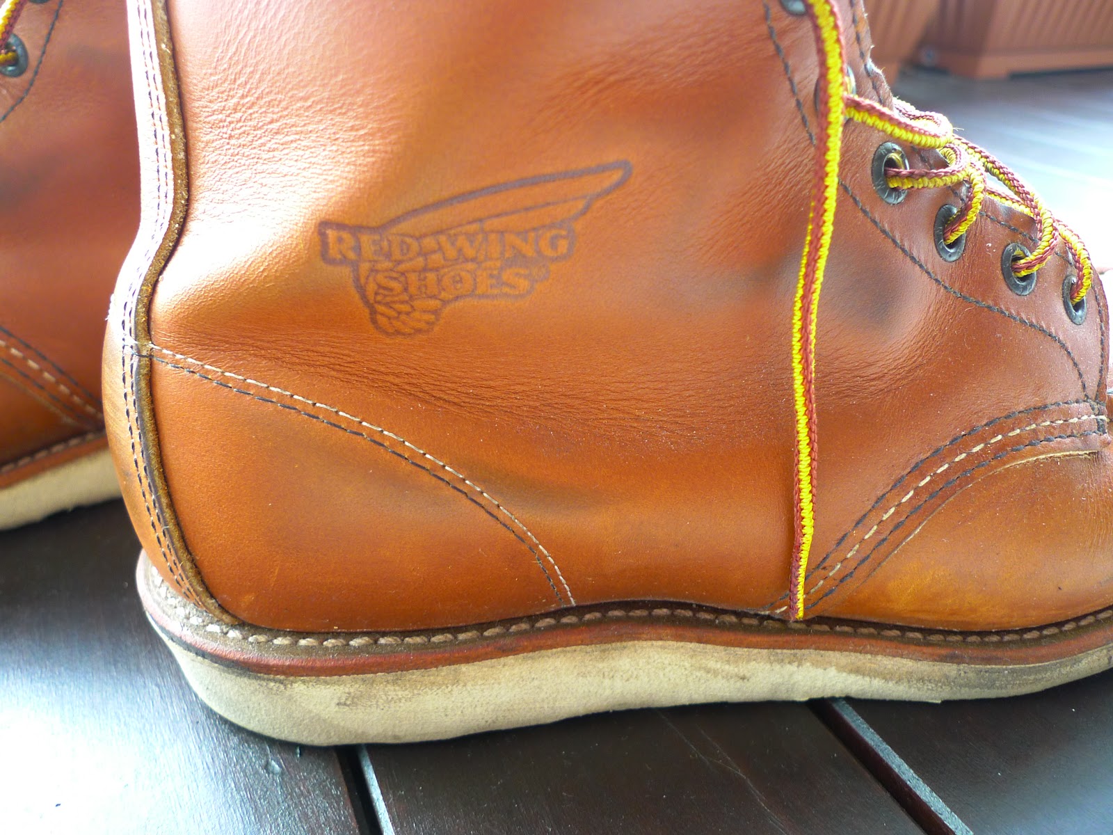 Goody Leathery: Red Wing 875 (after 1 month)
