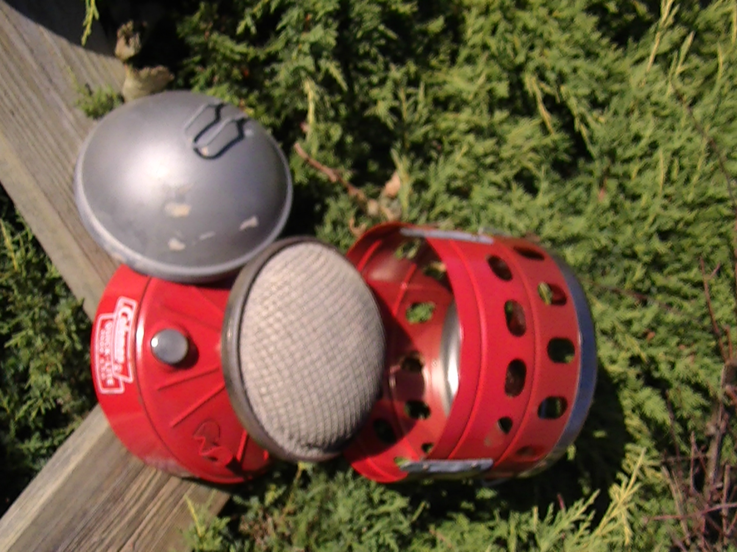 Toronto Trashures: Coleman Catalytic Heater 518B Red and Chrome