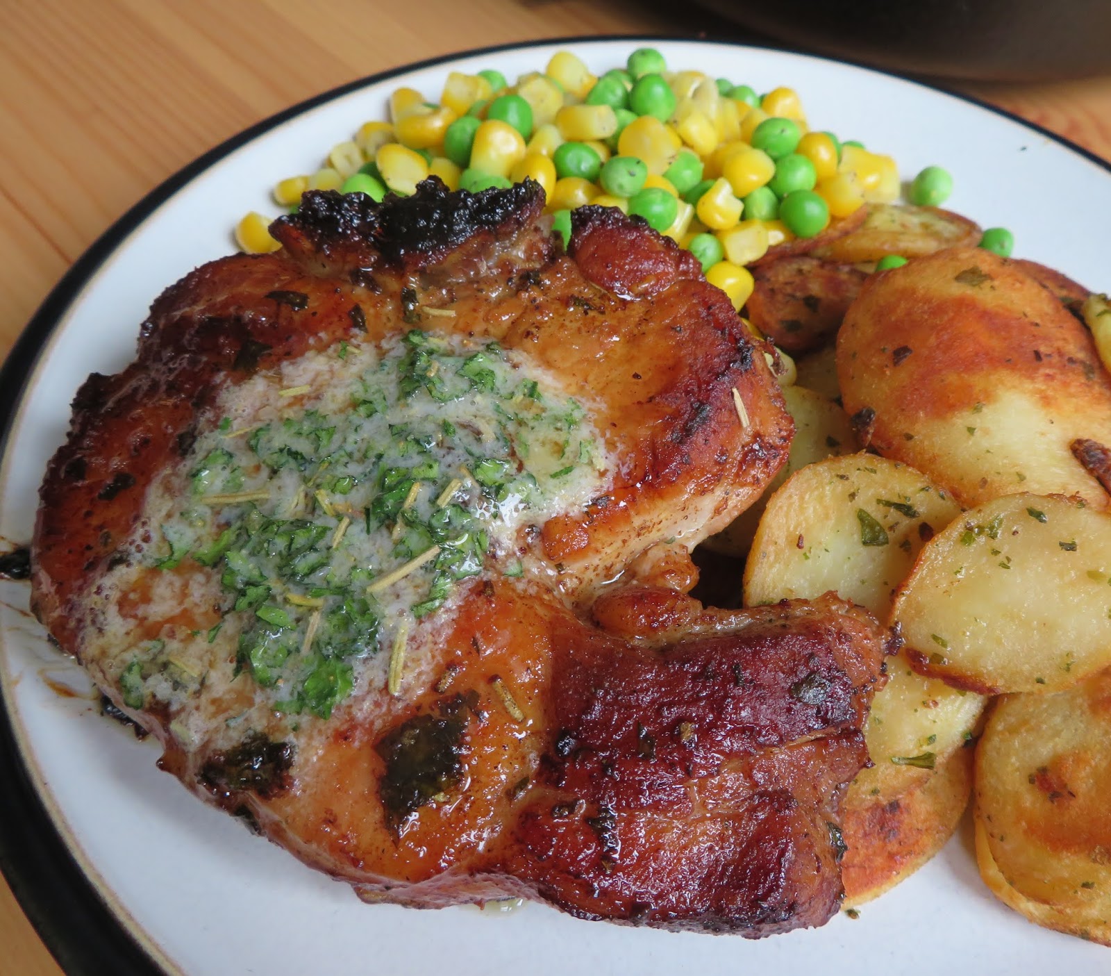 Herbed Pork Chops with Garlic Butter The English Kitchen