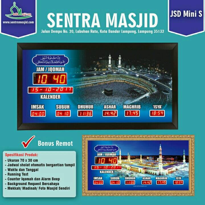 Toko Jam Jadwal Sholat Digital Di Tangerang Service AC I Service