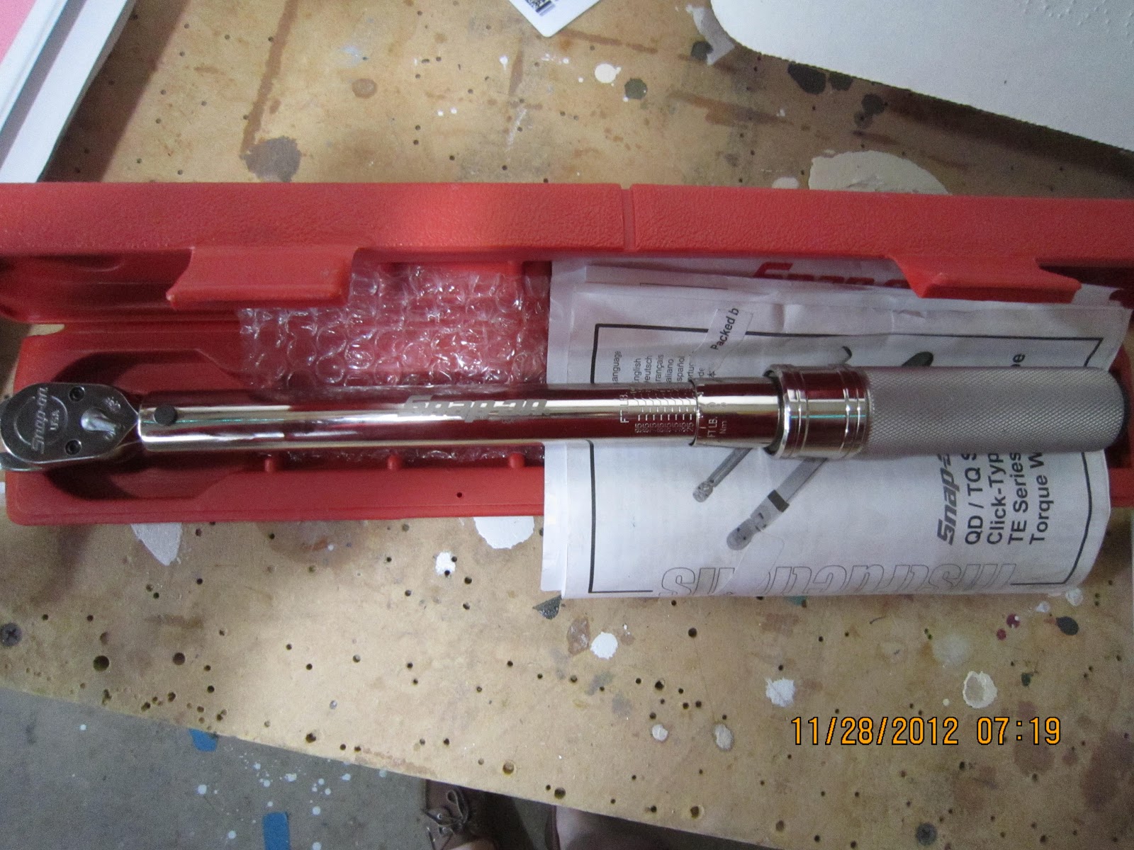 Larry's Airplane Snapon Torque Wrench