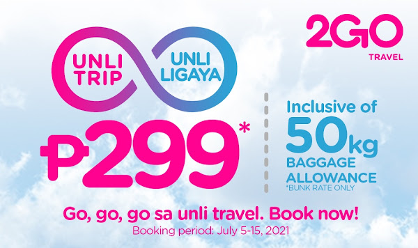 2Go Travel Promos and Discounted Rates
