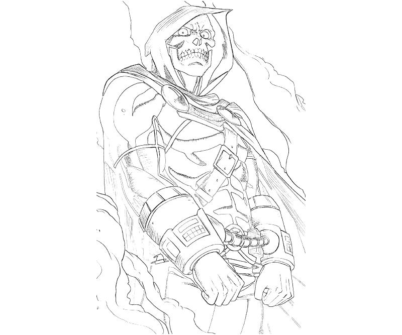 Marvel vs Capcom Taskmaster Coloring | Yumiko Fujiwara