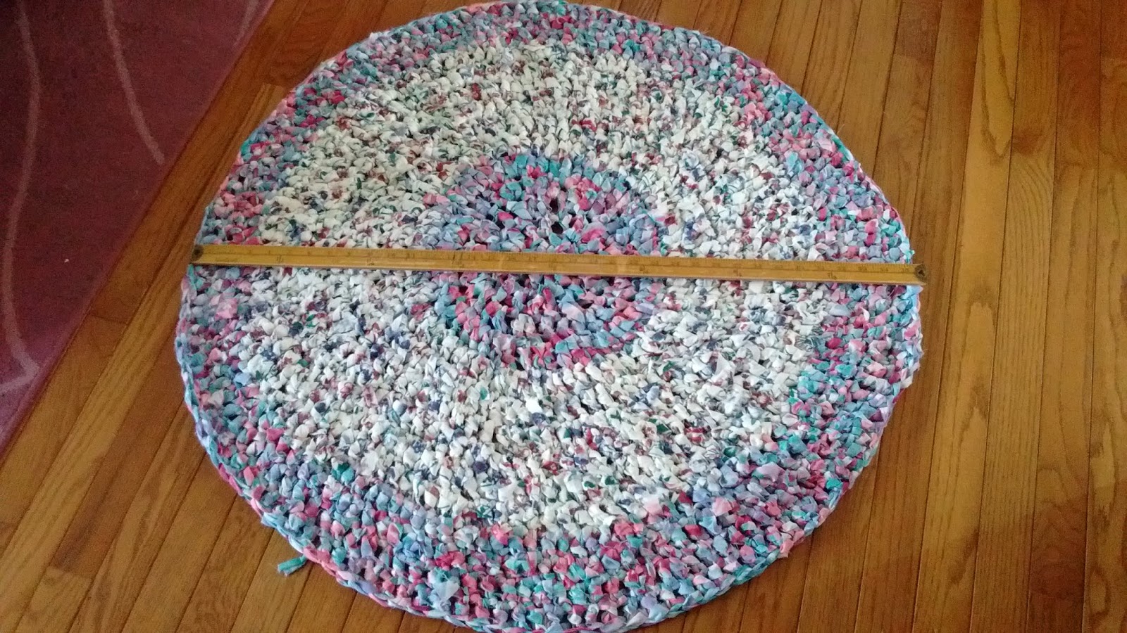 My Two Cents A Crocheted Rag Rug on Friday