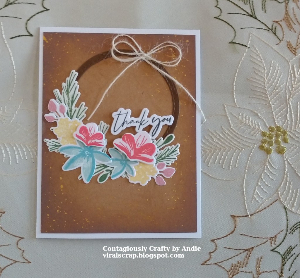 Contagiously Crafty Thank You Cards Using The Greetery Hoop Wreath