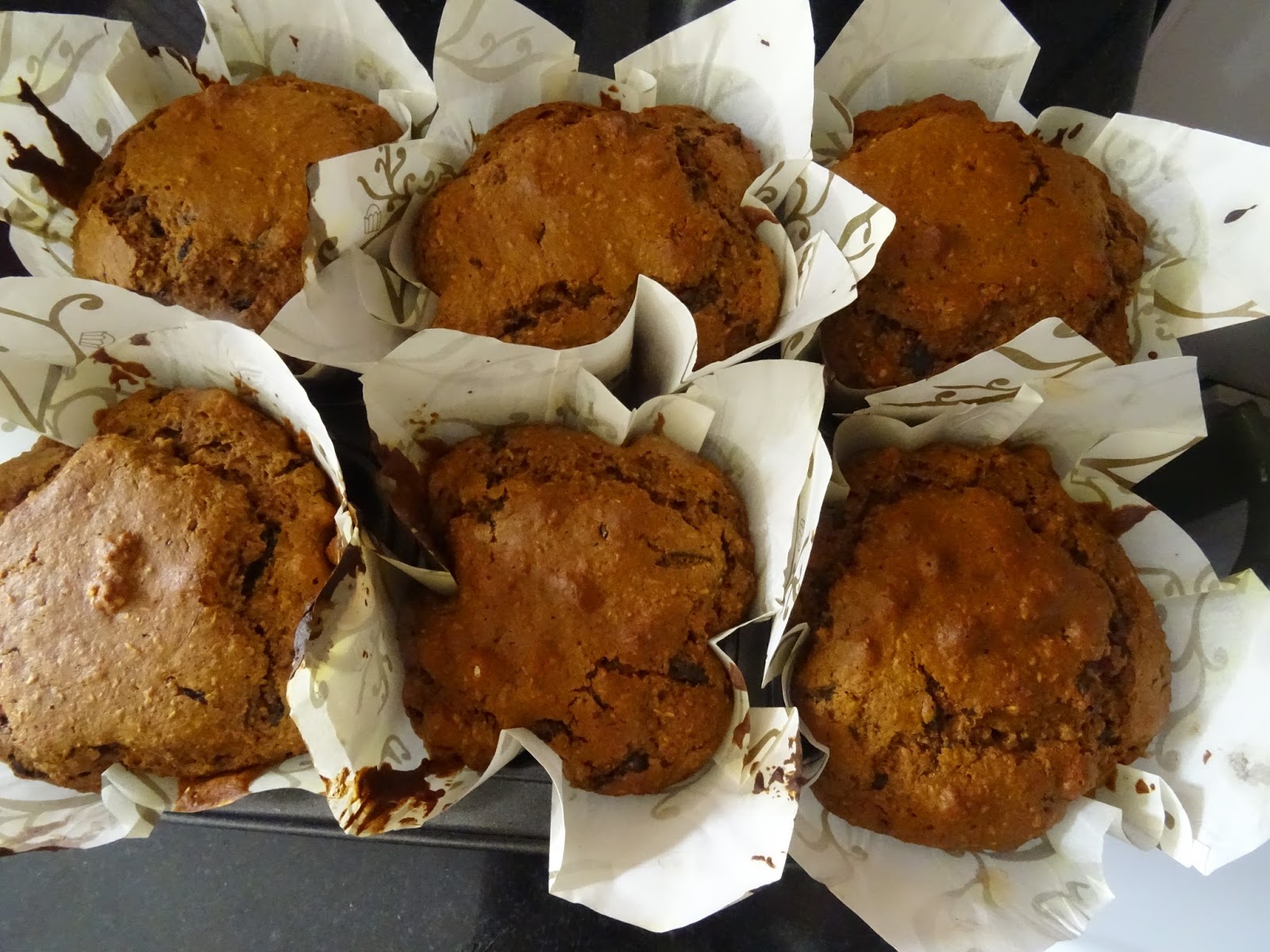 Chocolate Chip Bran Muffins Ajuangs Kitchen