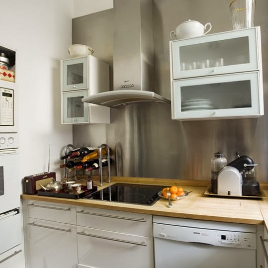 15 fotos de cocinas pequeñas - Colores en Casa