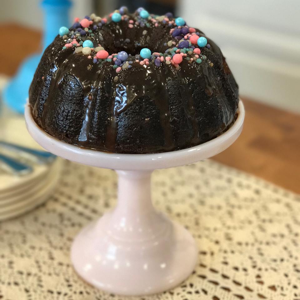 Devil's Food Butter Cake Crazy for Cookies and More