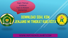 Download Soal KSM Jenjang MI Tingkat Kabupaten/Kota Tahun 2021