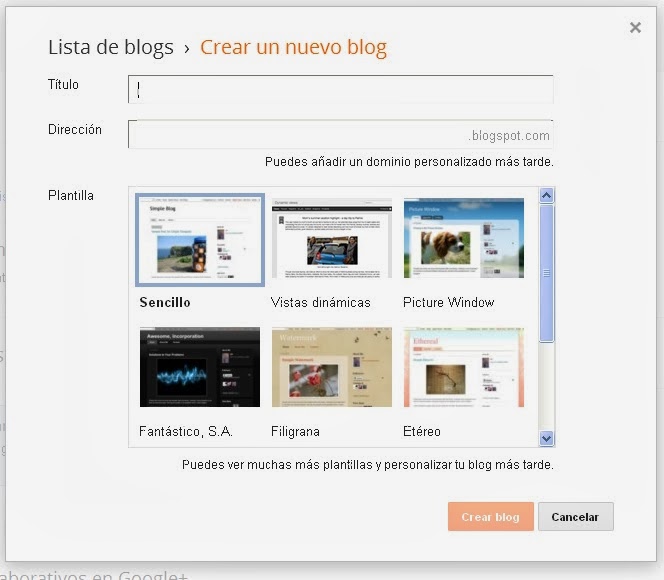 dcyadeaitor: Práctica 1: ¿Cómo usar Blogger?