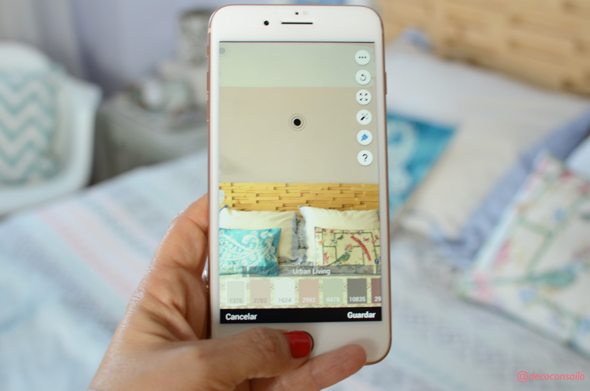 aplicación para pintar paredes jotun