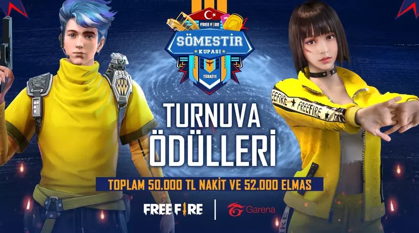 Free Fire Türkiye Turnuva Ödülleri