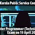 Kerala PSC | Computer Programmer (Technical Education) | 19 April 2015