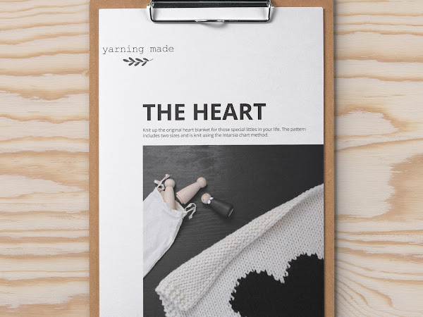 The Heart blanket knitting pattern is live!