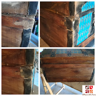 restaura y recupera un viejo baul