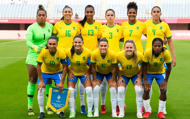 Seleção feminina de futebol do Brasil estreou na Olimpíada de Tóquio contra a China Foto: Andre Penner