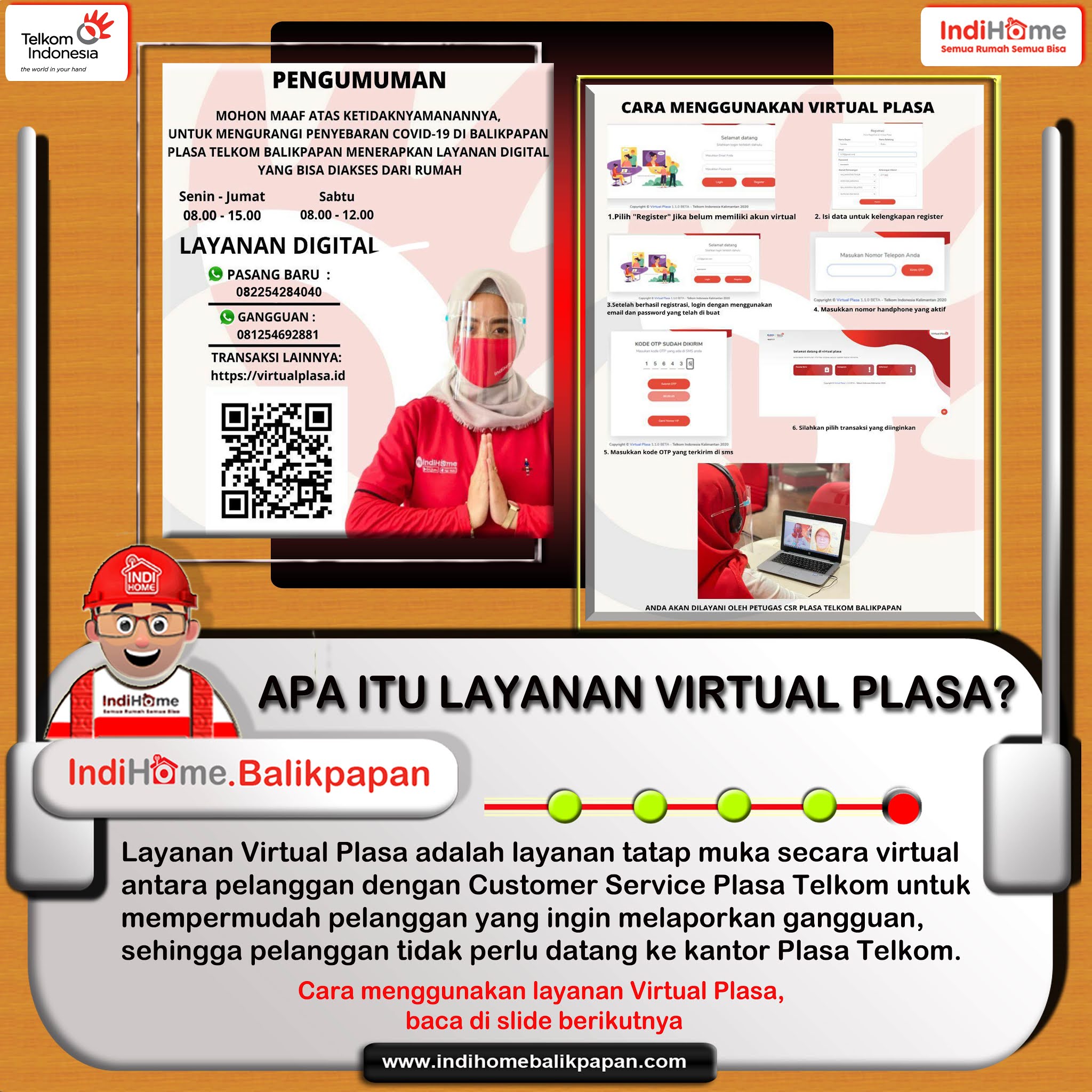 CARA LAPOR GANGGUAN INDIHOME BALIKPAPAN VIRTUAL PLASA