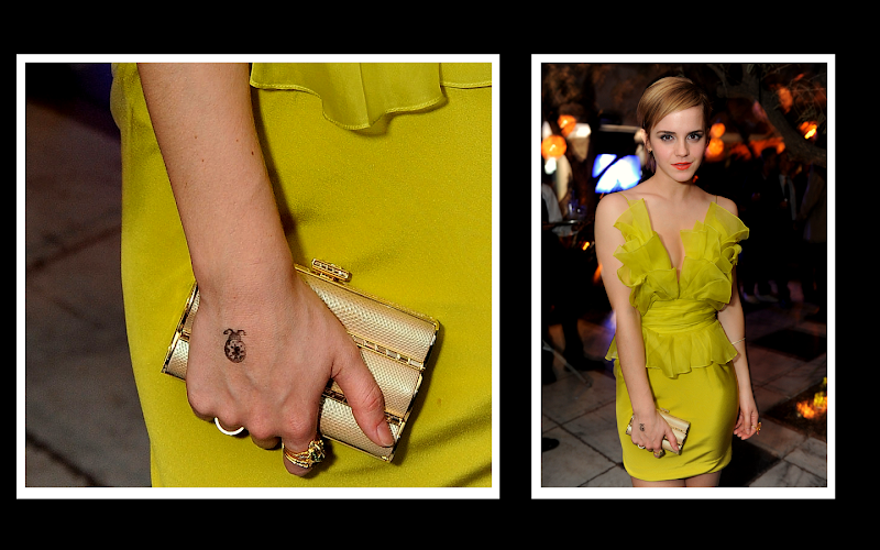 Emma Watson Tattoo title=