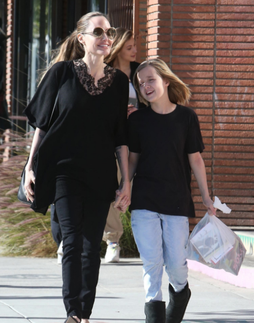 Angelina Jolie is working hard to stay close to her six kids and spend as much time as possible with them as she goes through her divorce from their dad Brad Pitt and helps them transition into the new life change.