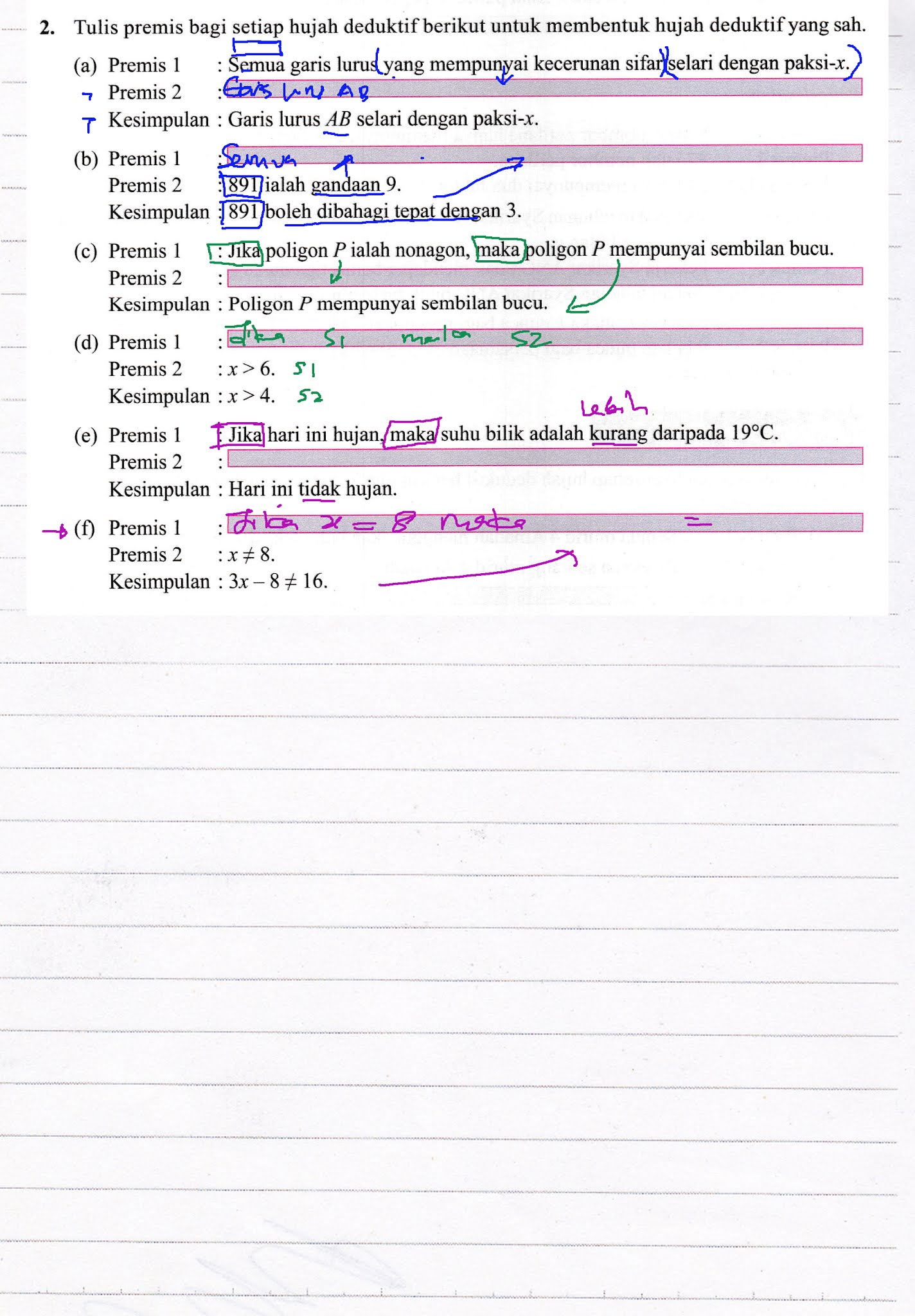 F4 Math Praktis Kendiri 3.2c Q2 Bab 3 Penaakulan Logik