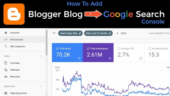 How To Add Blogger To Google Search Console | Submit Your Blogger Blog to Google Search Console