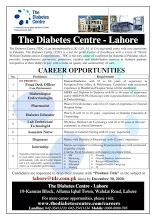 Job Opportunities at The Diabetes Centre (TDC) - Islamabad. 2021