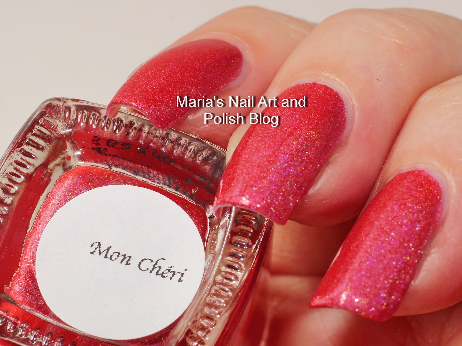 Marias Nail Art and Polish Blog Too Fancy Lacquer Mon Cheri swatches