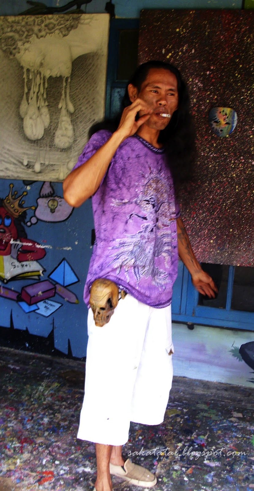 SAKATATAL wood Art Tas kayu jati