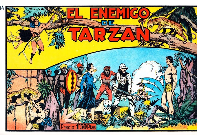 Tarzan Grandes Aventuras 14-EL ENEMIGO DE TARZAN -LEITURA ONLINE DE QUADRINHOS 