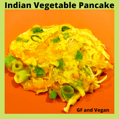 Indian vegetable pancake